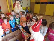 Mikuláš, čert a anděl ve školce